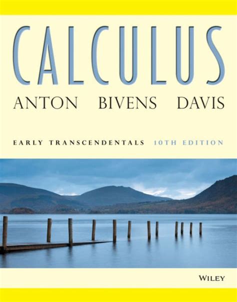 Calculus.Early.Transcendentals.10th.edition.by.Stephen.Davis.Howard.Anton.and.Irl.Bivens Ebook Epub